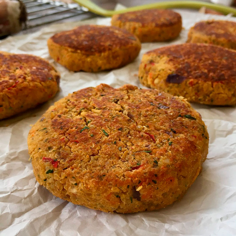 Medallones de garbanzos